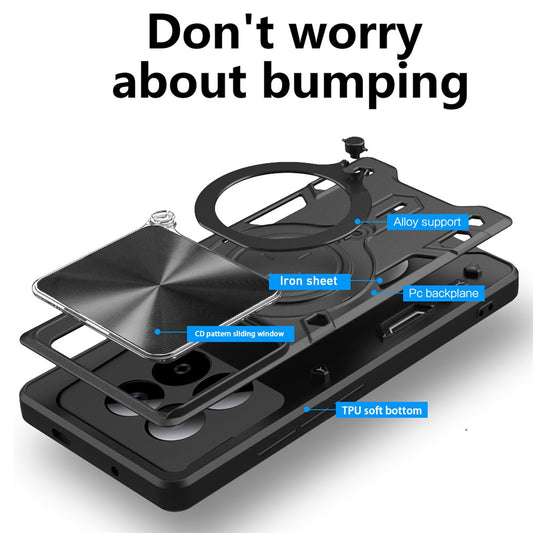 Case for Xiaomi Poco M8 Pro / Redmi Note 15 Pro+ 5G, Techsuit, CamGuard Pro, Black