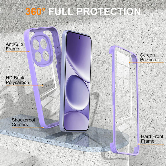 Case for Xiaomi Poco M8 Pro / Redmi Note 15 Pro+ 5G, Techsuit, ColorVerse 360, Purple