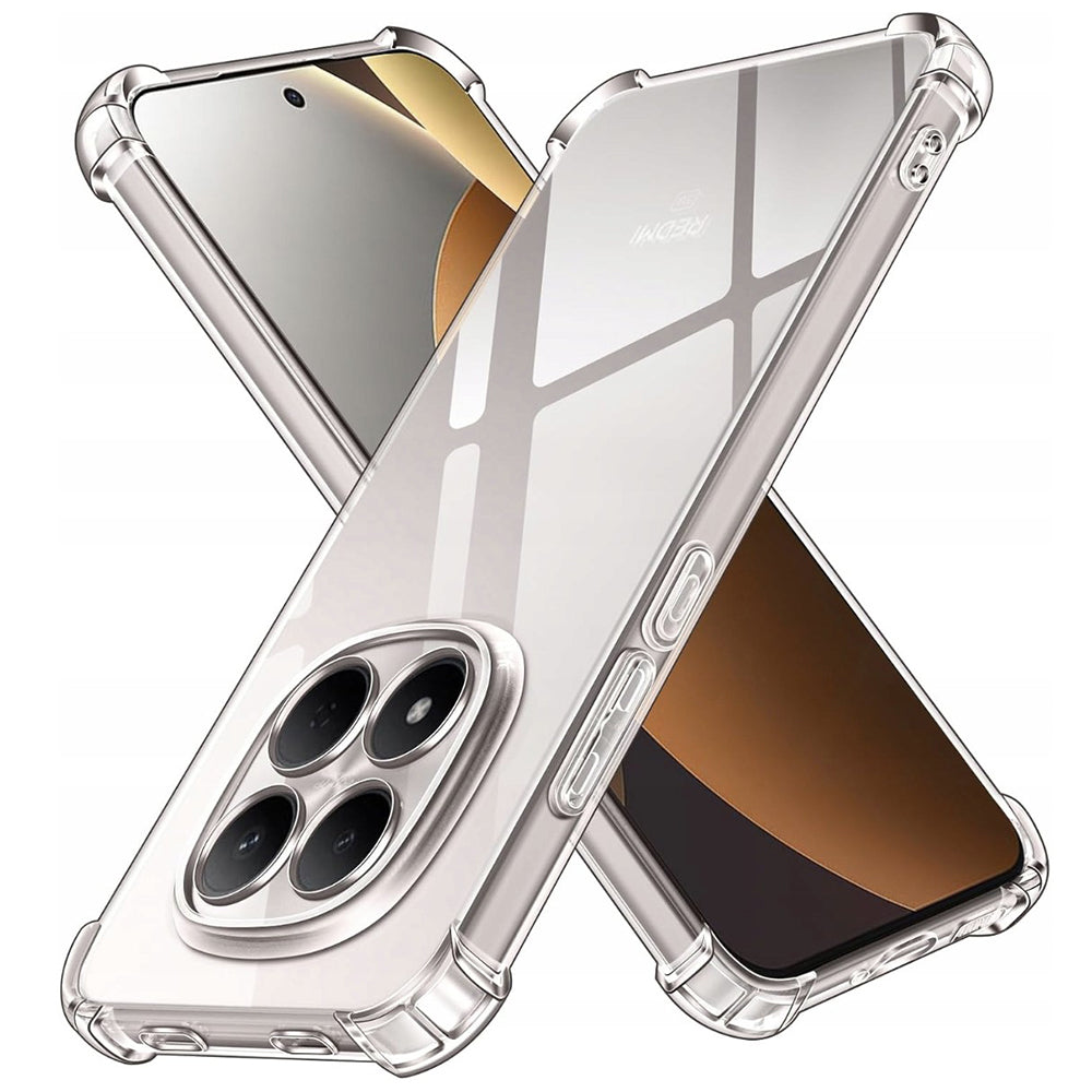 Case for Xiaomi Redmi Note 15 Pro 5G, Techsuit, Shockproof Clear, Transparent