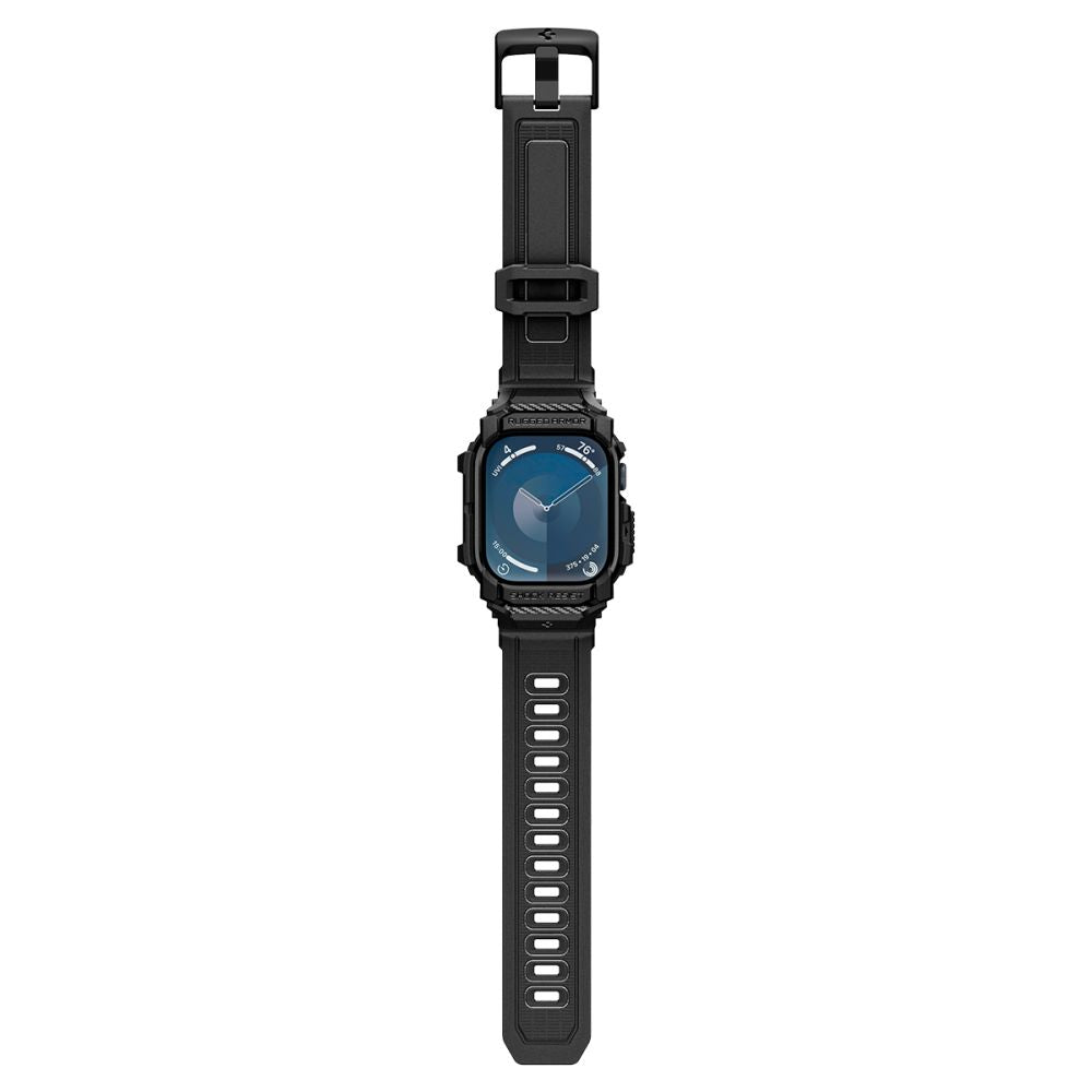 Spigen Rugged Armor Pro Case for Apple Watch Series 10 42mm, Matte Black ACS08591