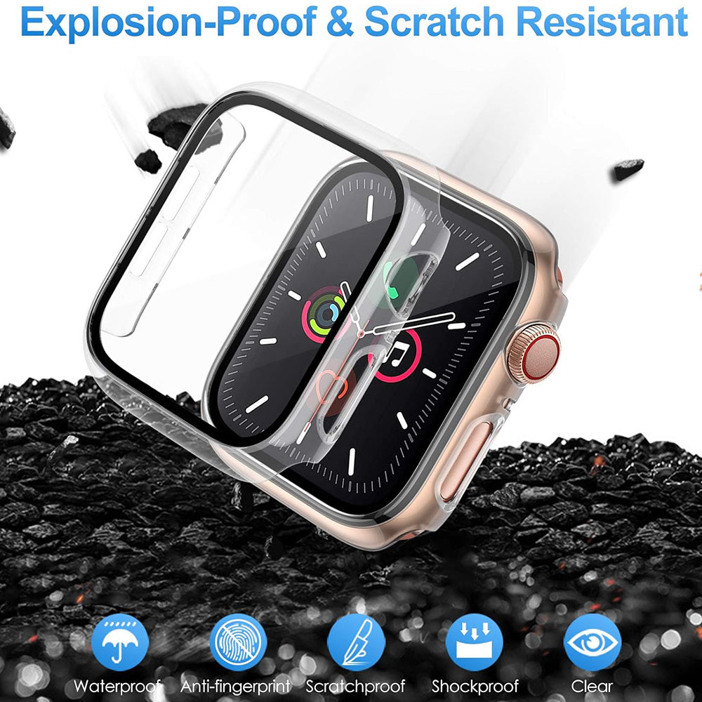 Techsuit Defense360 Pro Case for Apple Watch 42mm Series, Black