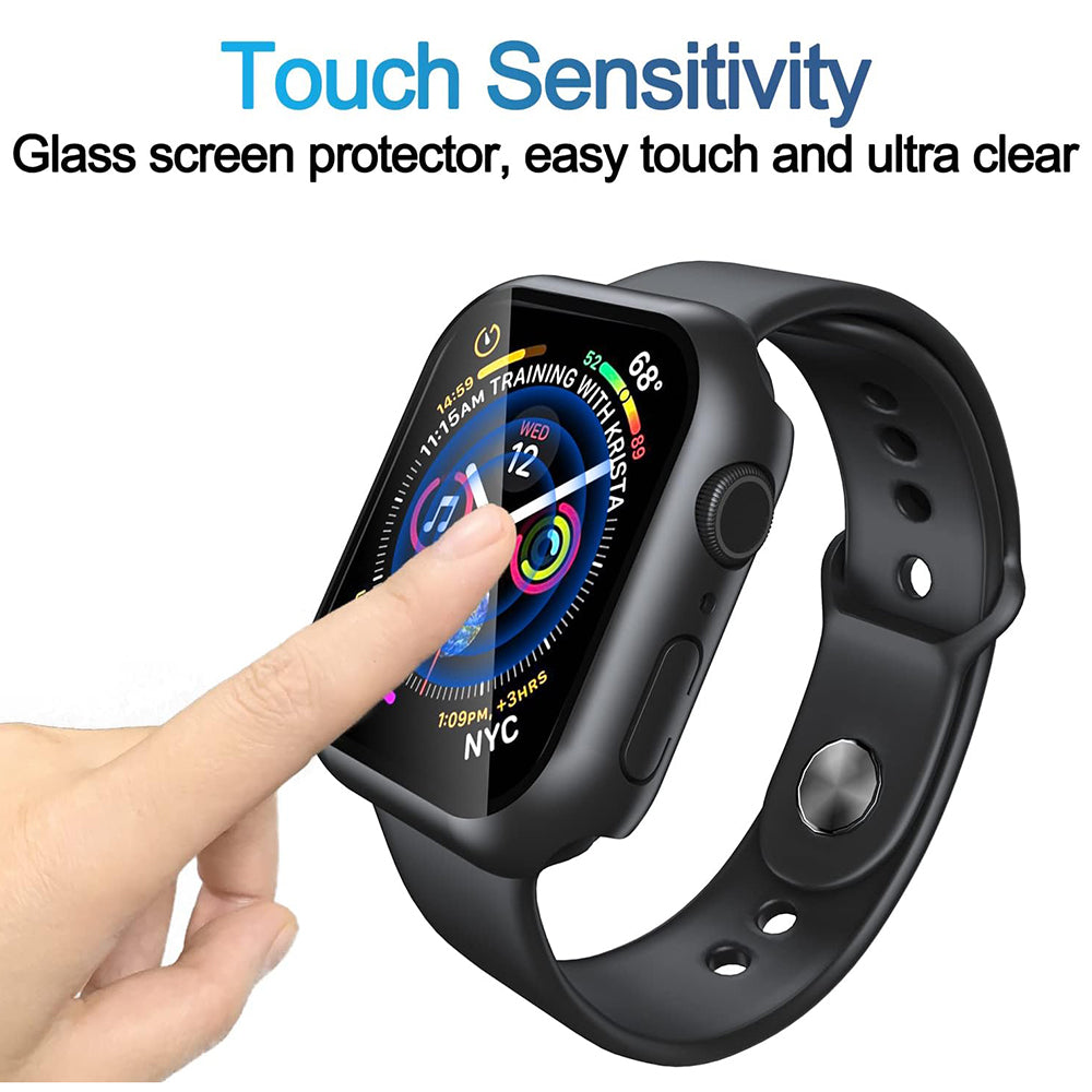 Techsuit Defense360 Pro Case for Apple Watch 7 45mm Series, Black