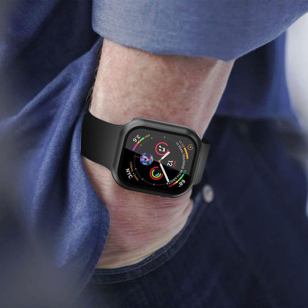 Techsuit Defense360 Pro Case for Apple Watch 7 45mm Series, Black
