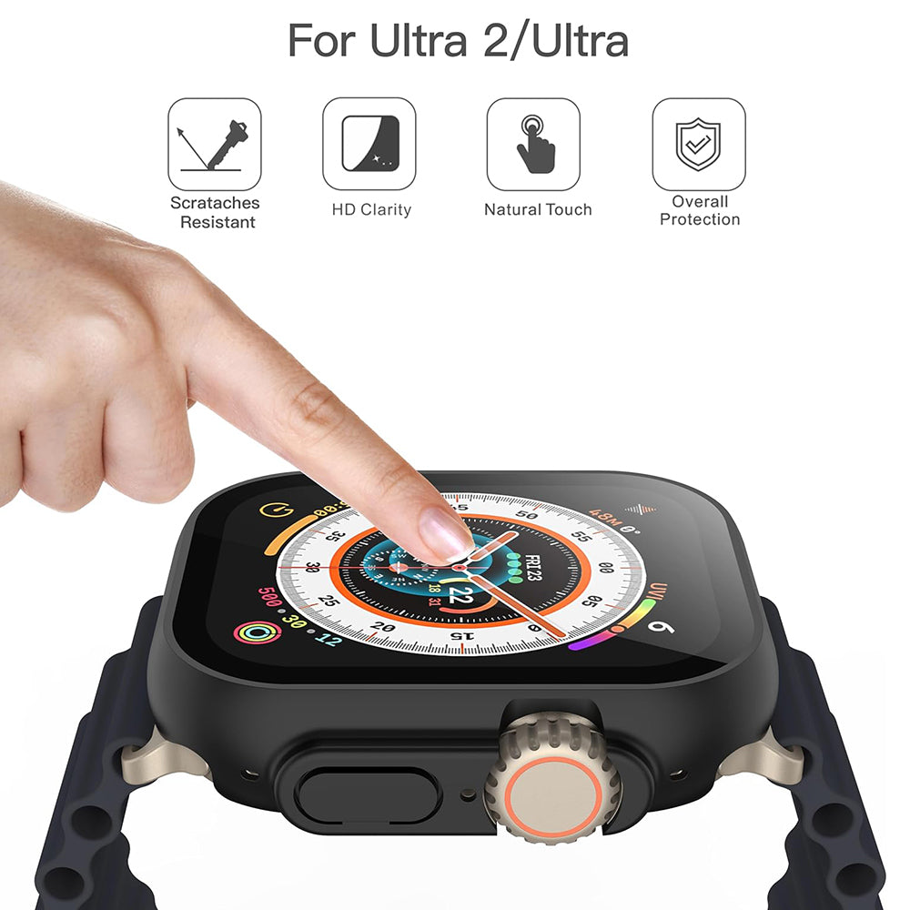 Techsuit Defense360 Pro Case for Apple Watch Ultra Series, Black