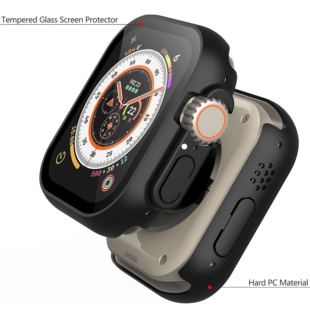Techsuit Defense360 Pro Case for Apple Watch Ultra Series, Black
