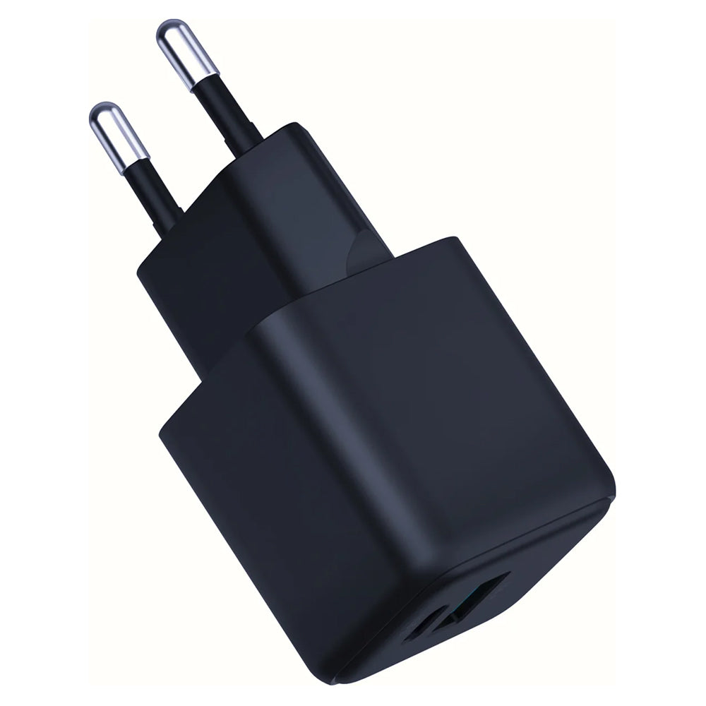 3MK Hyper Network Charger, 20W, 3A, 1 x USB-A - 1 x USB-C, Black