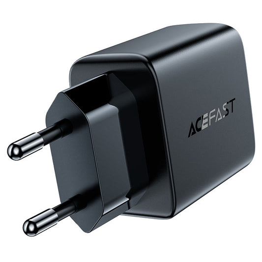 Acefast A33 Network Charger, 18W, 3A, 2 x USB-A, Black