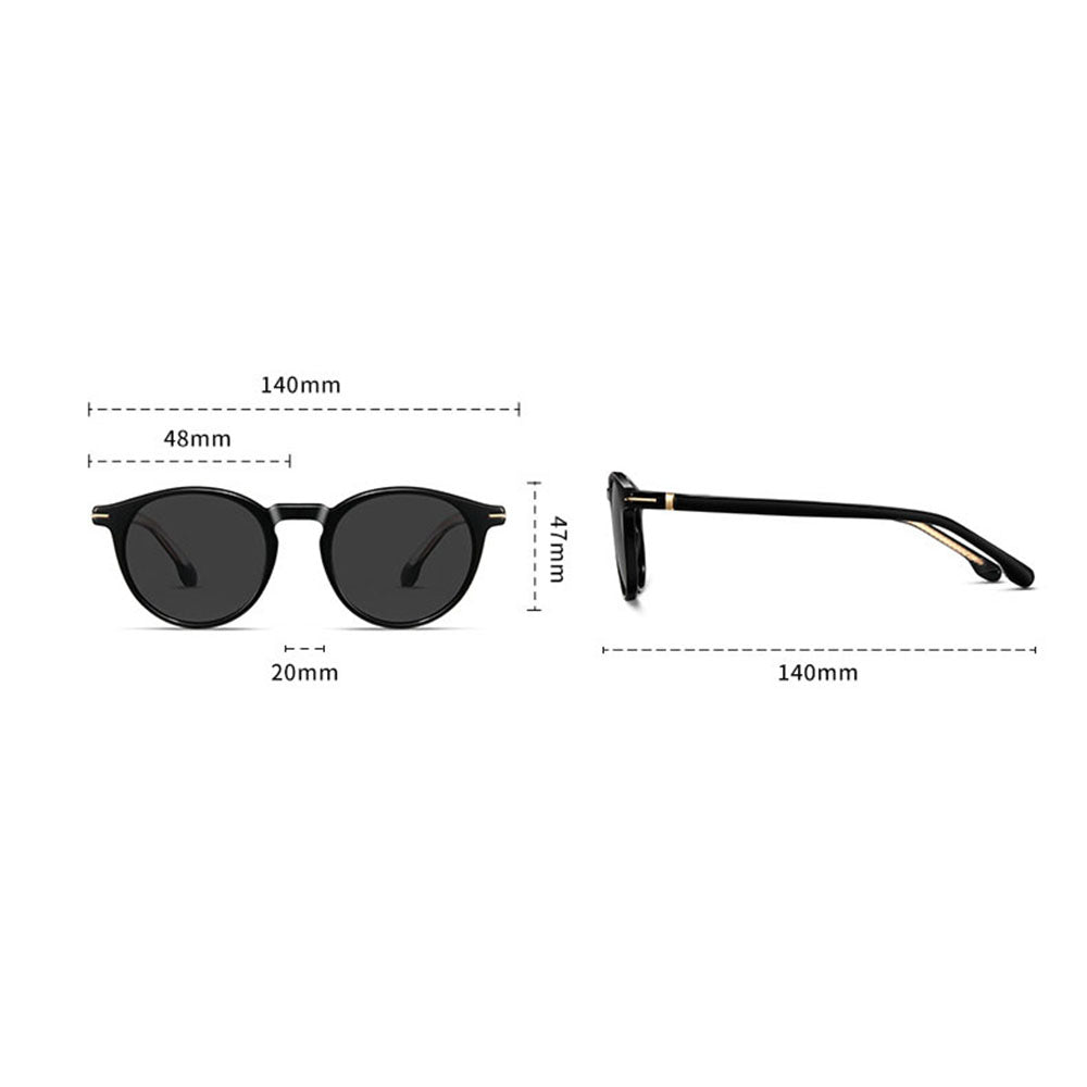 Men's Techsuit 31235 Sunglasses, Polarized, Black Yellow