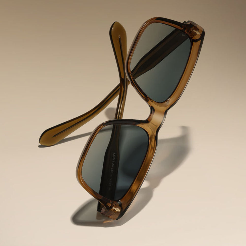 Men's Techsuit 31246 Sunglasses, Polarized, UV Protection, Brown Blue