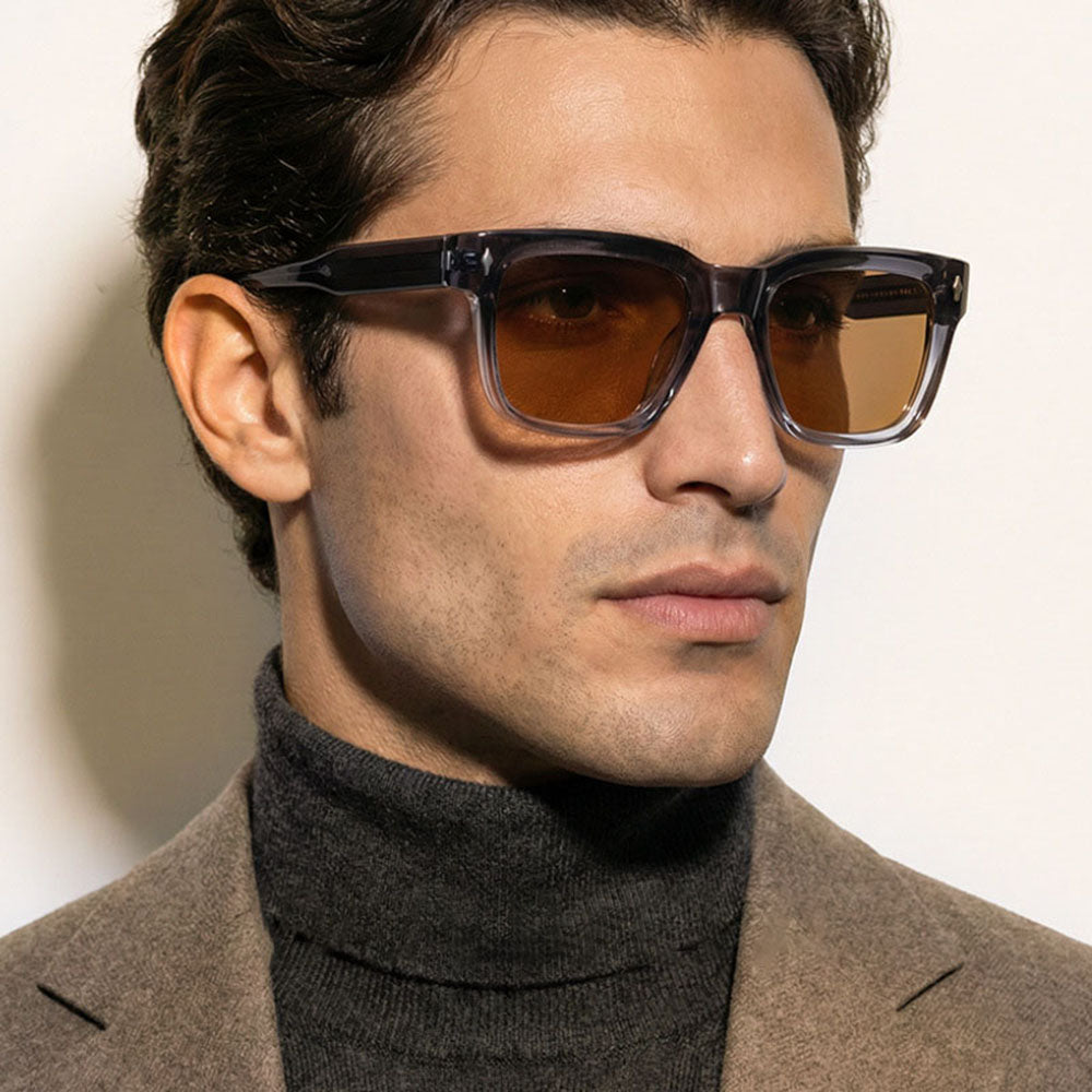 Men's Techsuit 31246 Sunglasses, Polarized, UV Protection, Brown Blue