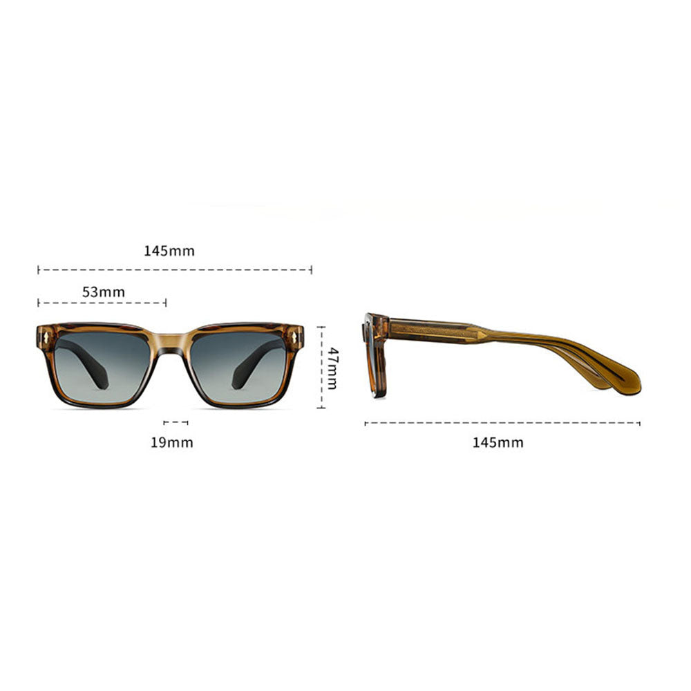 Men's Techsuit 31246 Sunglasses, Polarized, UV Protection, Brown Blue