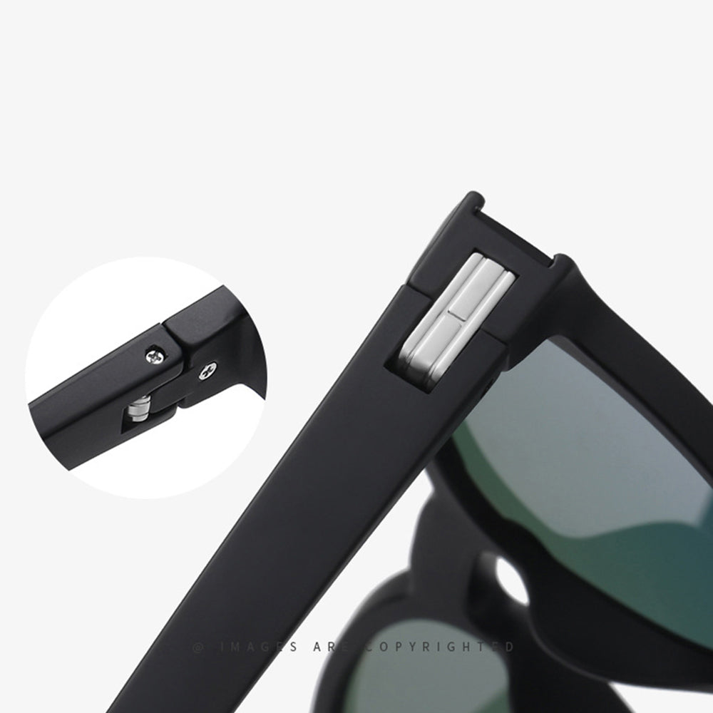 Unisex Techsuit TR7545 Sunglasses, Polarized, UV Protection, Purple Yellow Pink