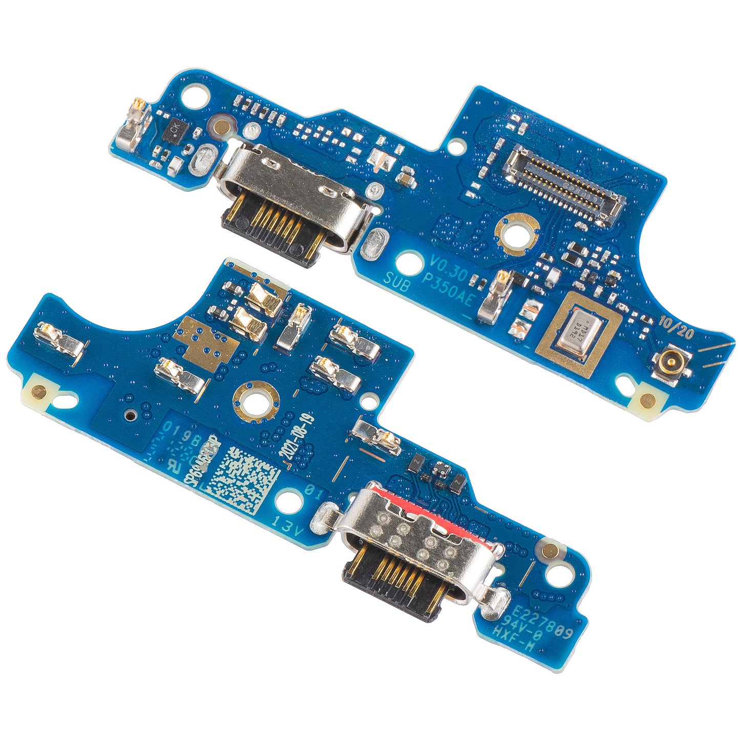 Motorola Moto G10 Microphone Charging Connector Plate, Service Pack 5P68C18088