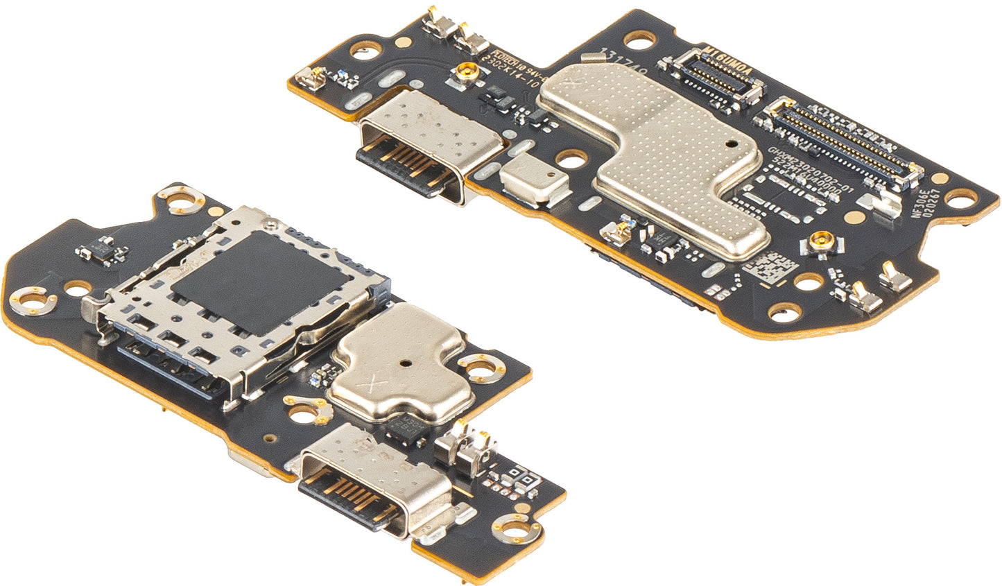 Charging Connector Board - Microphone - SIM Reader Module Xiaomi Redmi Note 12 Pro+, Service Pack 560002M16U00