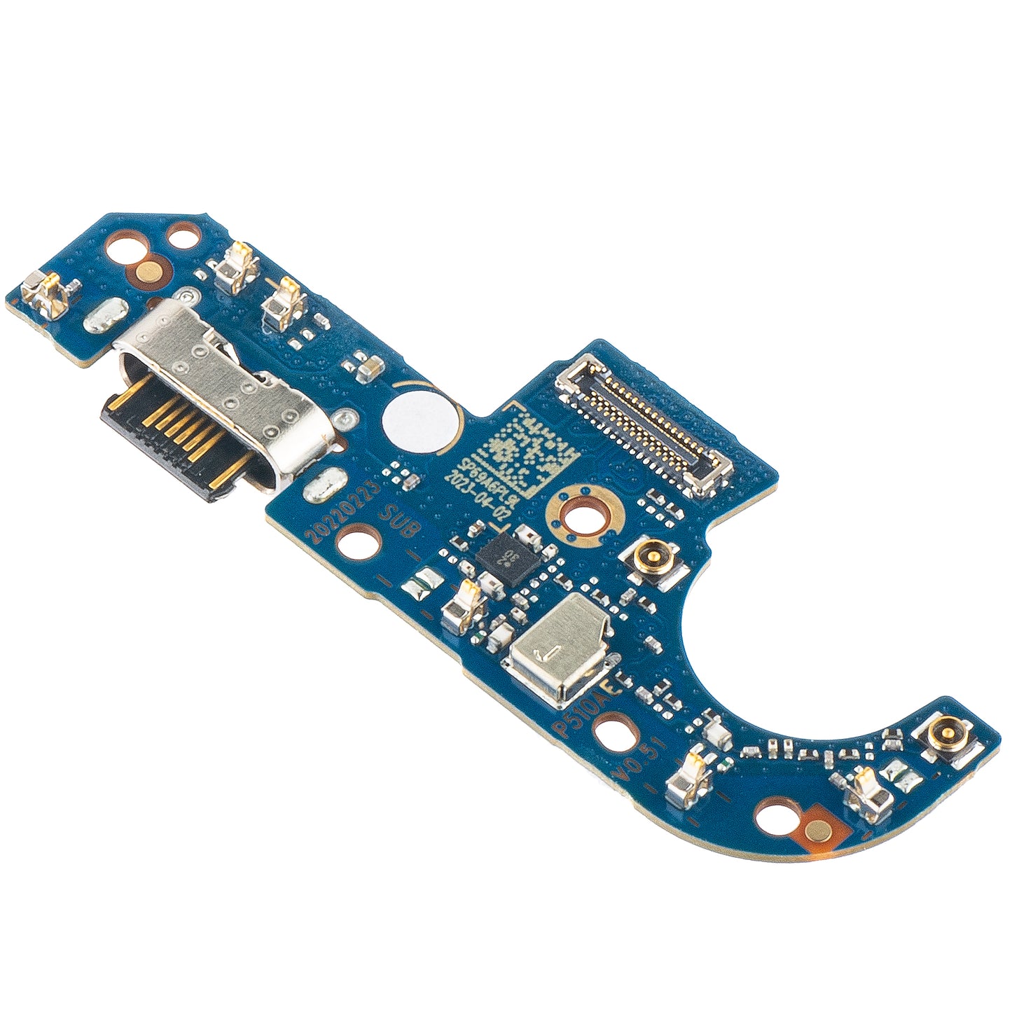 Plate with Charging Connector - Microphone Motorola Moto G42, Service Pack 5P68C21058