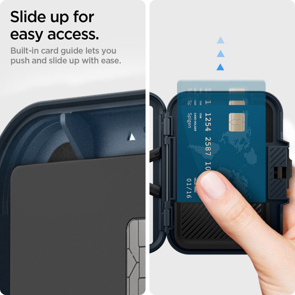 Magsafe Wallet, Spigen, Lock Fit, Black AFA08526