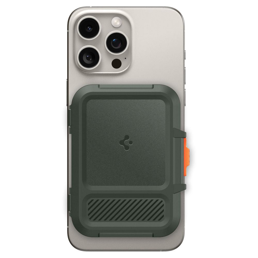 Magsafe Wallet, Spigen, Lock Fit, Green