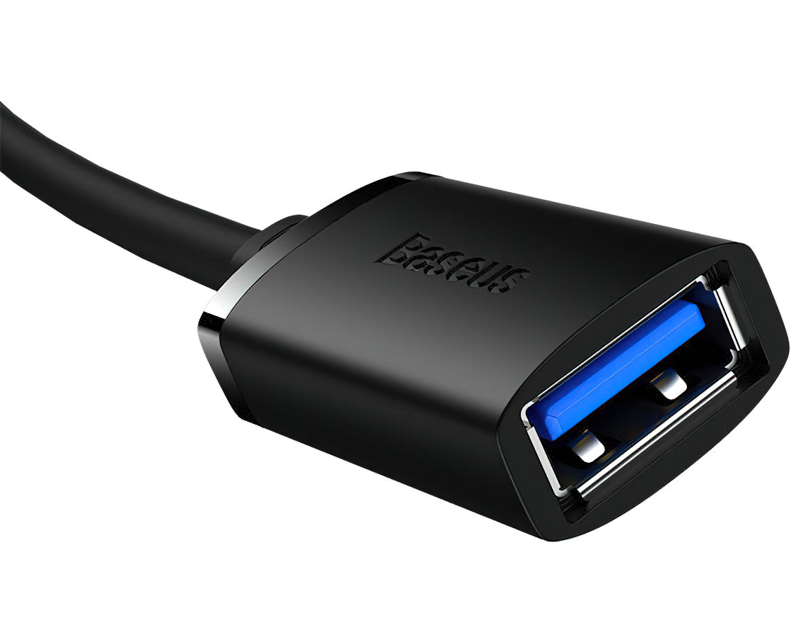 Baseus AirJoy Series USB 3.0 Extension, 0.5m, Black B00631103111-01
