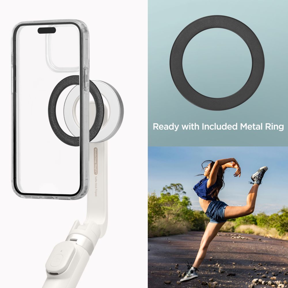 Selfie Stick Bluetooth Spigen S571W, Universal, Beige
