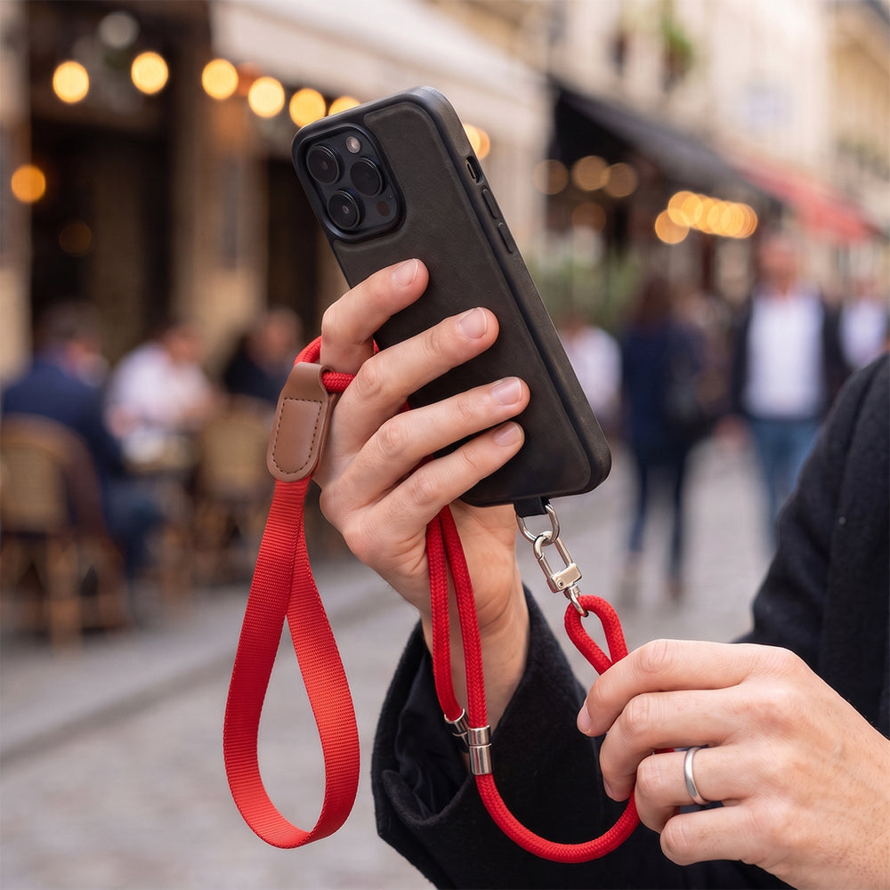 Techsuit UrbanLoop TLN9O Phone Lanyard, Dark Orange