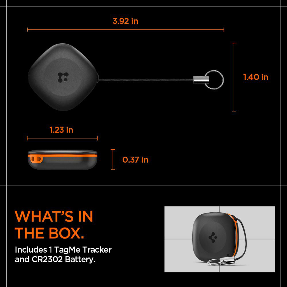 Spigen SmartTag TagMe for iOS Series, Black