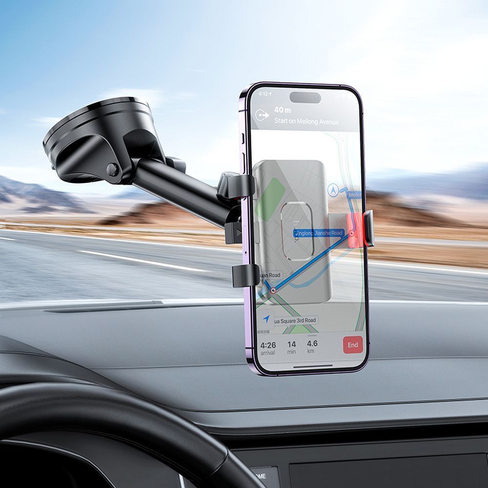 HOCO H22 Car Holder, 4.7inch - 7inch, Black