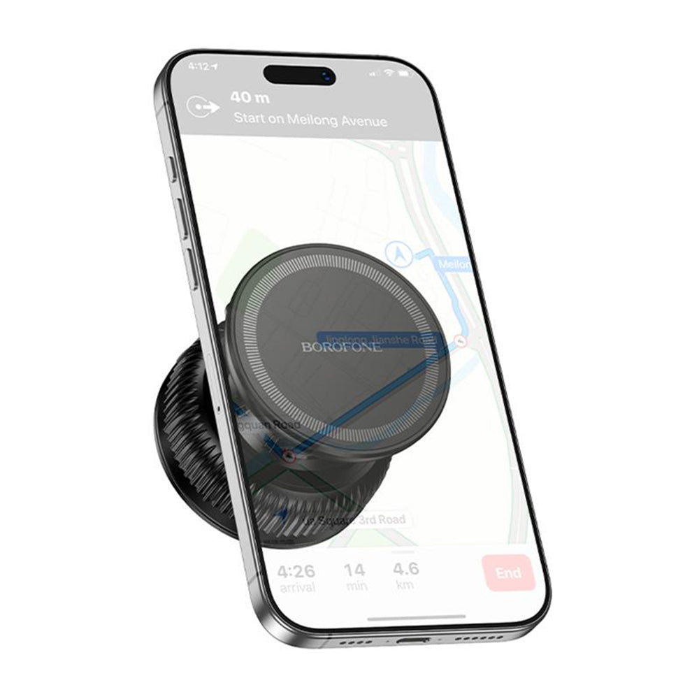 Borofone BH139 Rider Magnetic Car Mount, 4.5inch - 7inch, Black