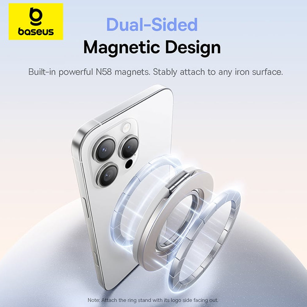Baseus MagPro 3 Ring Holder, Universal, White Z0004803