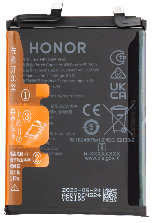 Honor 90 Battery, HB486591EHW, Swap 0235AGCY