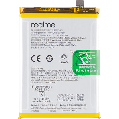 Realme C25Y / 6i Battery, BLP771, Service Pack 4908580