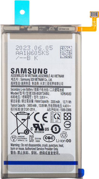 Samsung Galaxy S10 G973 Battery, EB-BG973ABU, Service Pack GH82-18826A