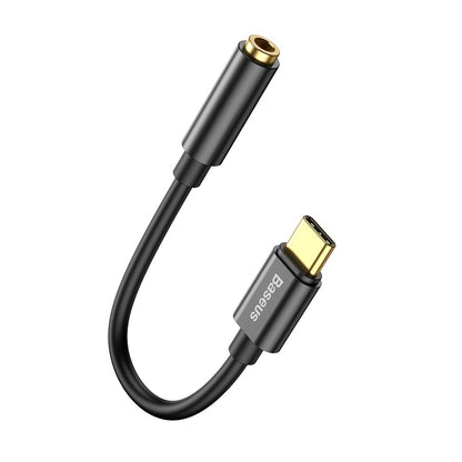 Audio Adapter USB-C - 3.5mm Baseus L54, Black CATL54-01