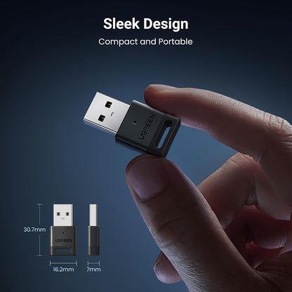 UGREEN CM591 (35995) USB Bluetooth Adapter, Black