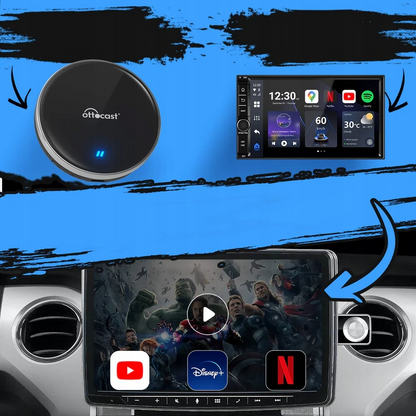Ottocast OttoAibox P3 Lite Wireless Carplay / Android Auto Adapter for Apple iPhone / Android Series