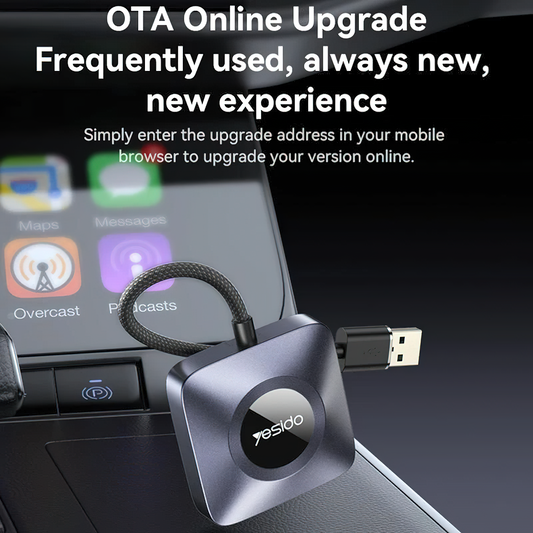 Yesido KM23 Wireless Carplay Adapter for Apple iPhone Series