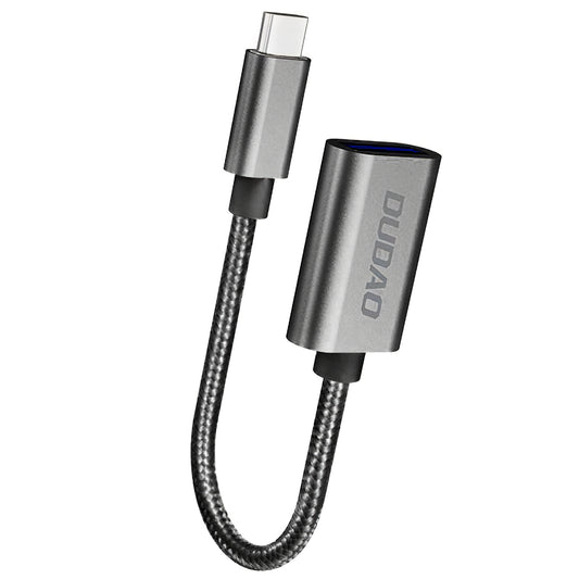 OTG adapter USB-A - USB-C Dudao L15T, Black