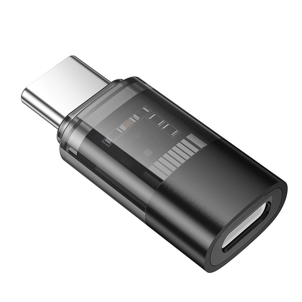 Lightning Data and Charging Adapter - USB-C HOCO UA36D, Black