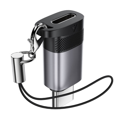 Lightning Data and Charging Adapter - USB-C Acefast J19, Gray