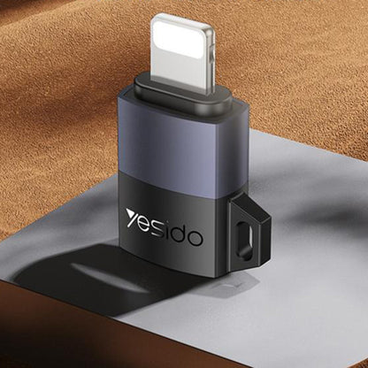 MicroUSB - Lightning Data and Charging Adapter Yesido GS30, Gray