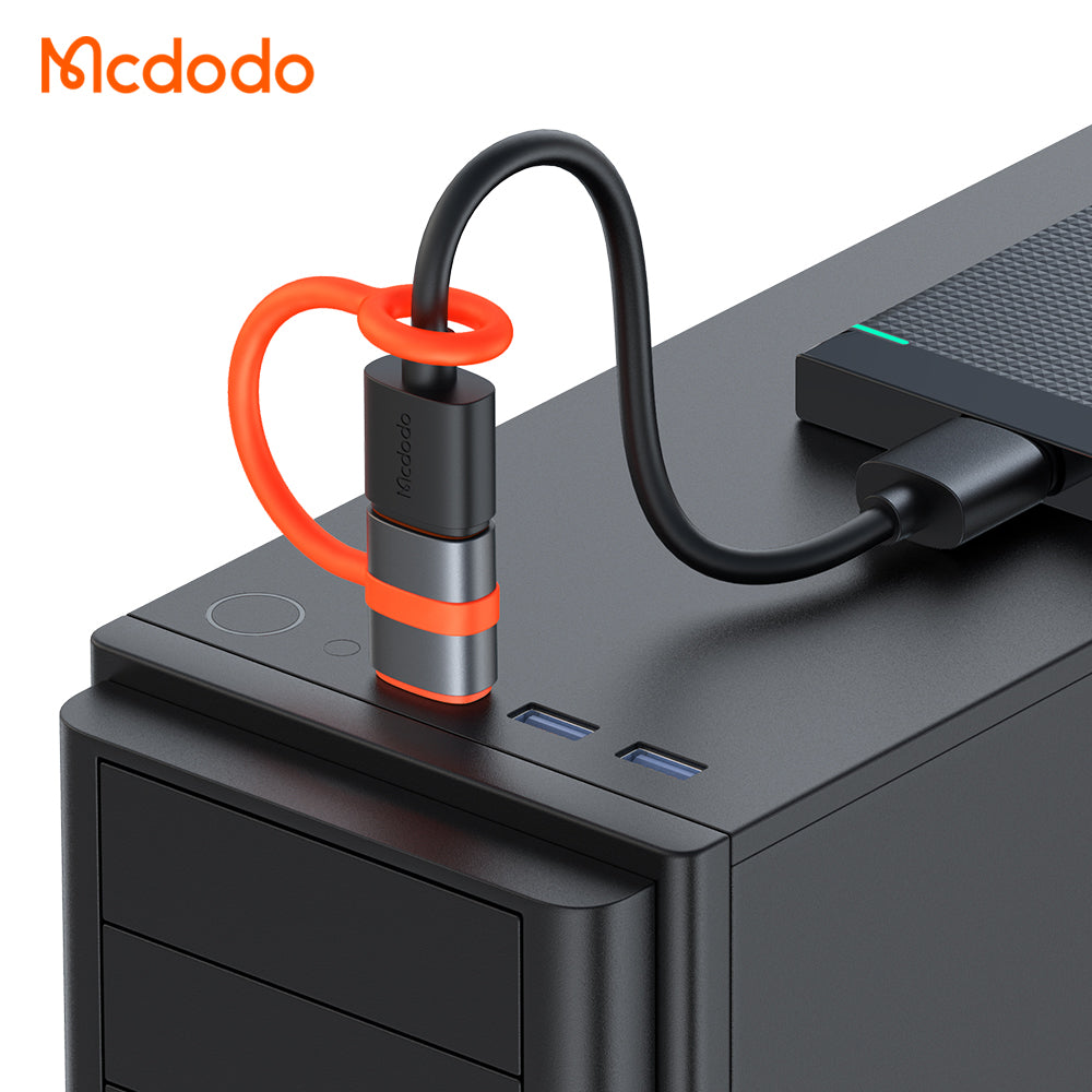 USB-C to USB-A Data and Charging Adapter McDodo OT-3800, Gray