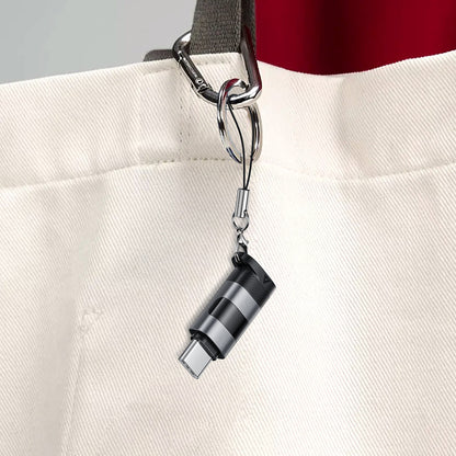 USB-C Data and Charging Adapter - USB-C Acefast J9 Display, Gray