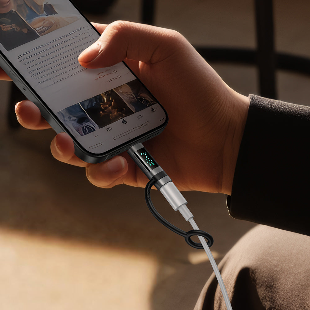 USB-C Data and Charging Adapter - USB-C McDodo OT-2620 Pigeon Display, Black