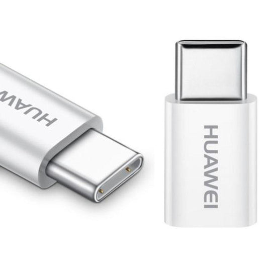 MicroUSB Data and Charging Adapter - USB-C Huawei AP52, White 4071259