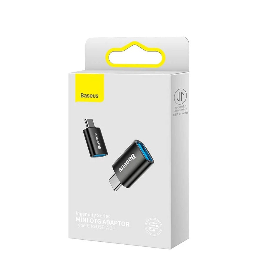 OTG adapter USB-A - USB-C Baseus Ingenuity, Black