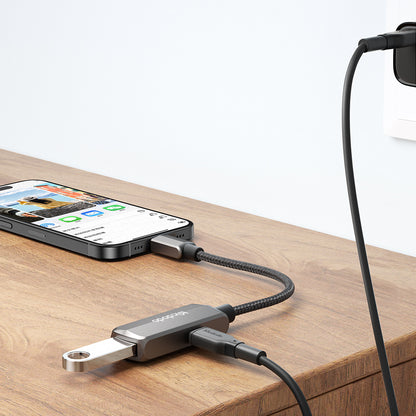 OTG Adapter USB-C - USB-A / USB-C McDodo CA-2830, Gray