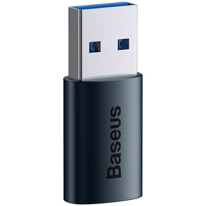 USB-C - USB-A Data and Charging Adapter Baseus Ingenuity, Blue ZJJQ000103