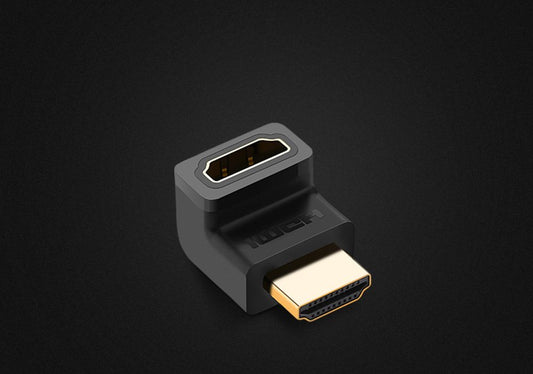 UGREEN Angled Video Adapter, HDMI - HDMI, 4K, Black