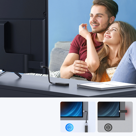 UGREEN HD165 Video Adapter, HDMI - HDMI, 8K, Gray