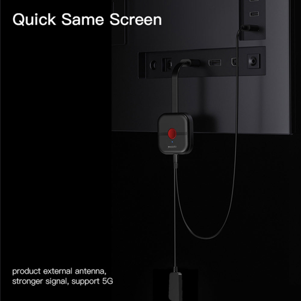 Yesido TV10 Black Wireless Multimedia Adapter