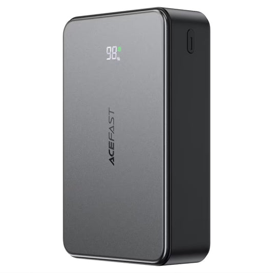 Acefast M29 External Battery, 20000mAh, 22.5W, QC + PD, 1 x USB-A - 2 x USB-C, Black